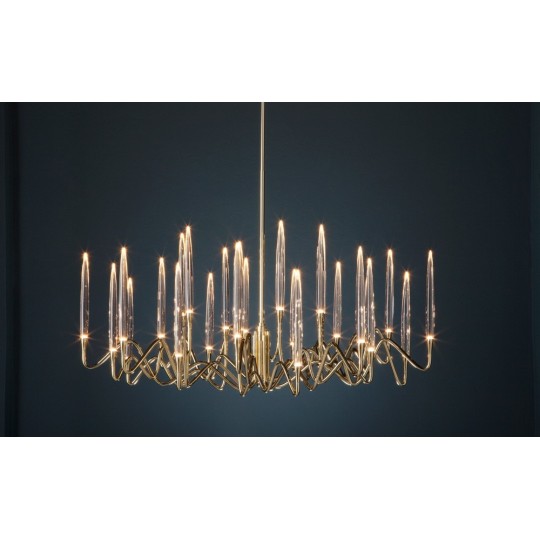 Il Pezzo Mancante Il Pezzo  Round Chandelier  Led  Dore  Sus