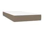 Meubiana bed base, mattress, and LED lighting, 100x200cm, fabric