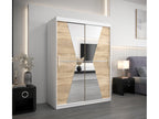Maroko Sliding Door Wardrobe 200/150/62 2 Doors White/Homzora