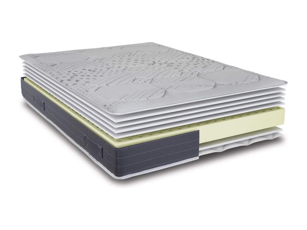Meubiana Mattress 2x90x190 - Latex - Height 21 cm - 3 zones - Firm support