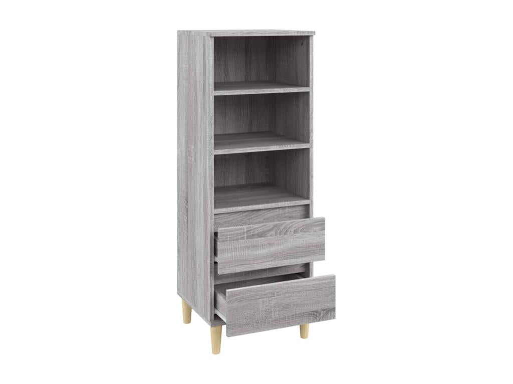 Doucezen tall sideboard, grey, 40x36x110 cm, engineered wood