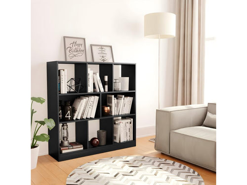 Black bookcase 97.5x29.5x100 cm Chipboard