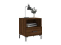 Bedside tables, 2 pcs, brown oak, 40x35x47.5