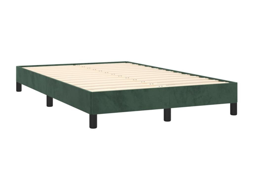 Dark green velvet bed frame 120x190