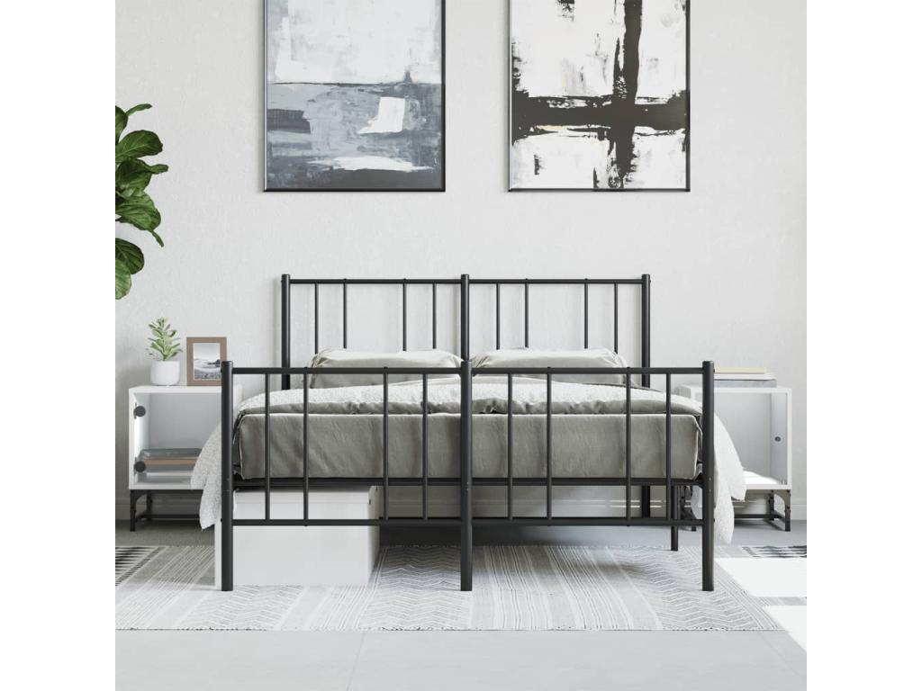 Meubiana Premium - Bedside tables with glass doors, 2 pcs, white, 35x37x50 cm