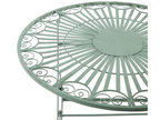 Meubiana Light Green Metal Garden Table