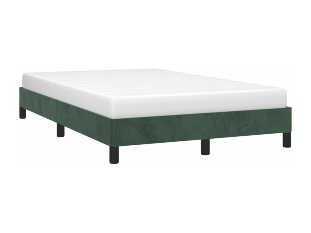 Dark green velvet bed frame 120x190