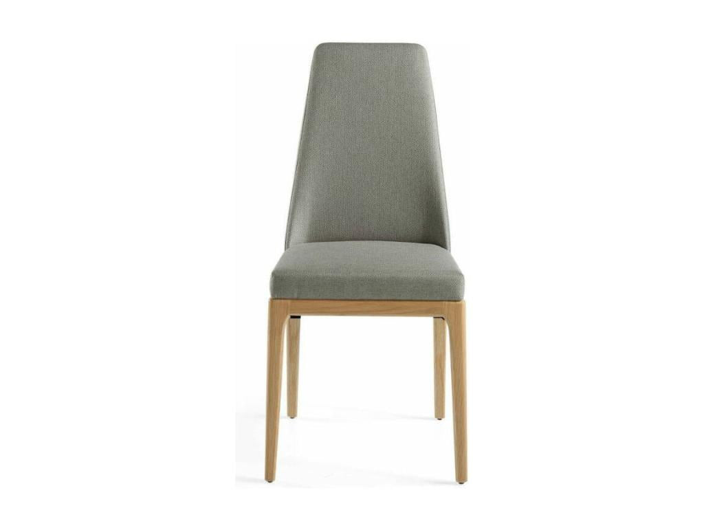 Meubiana fabric chair with light oak legs - Meubiana color 54