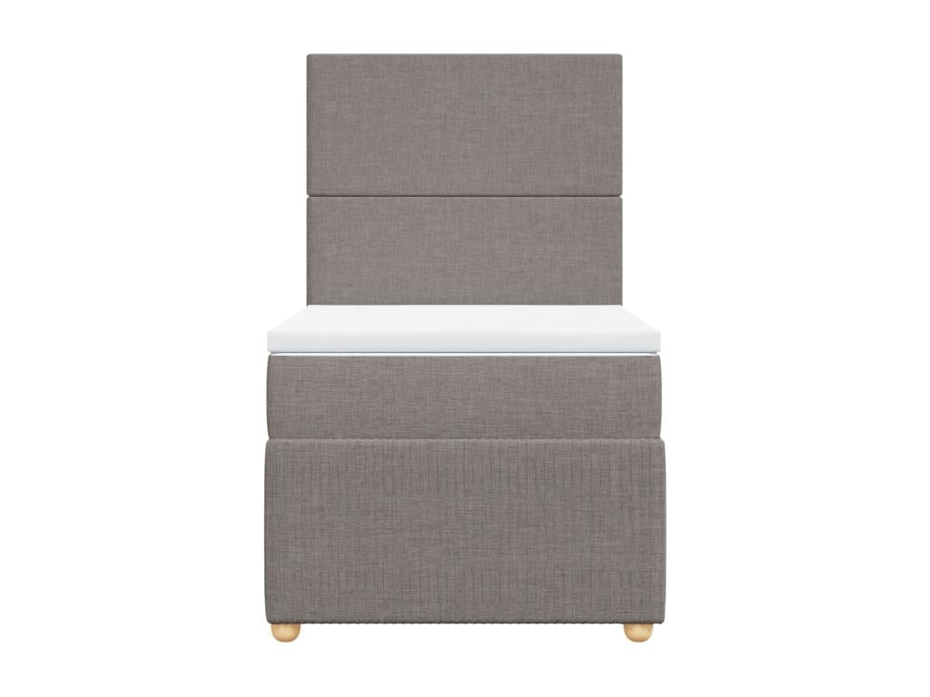 Meubiana bed base with Meubiana mattress 100x200 cm Fabric