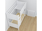 Wooden bunk bed - with drawer N02 White 120x180