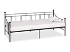Black Metal Daybed Frame 90x200 cm