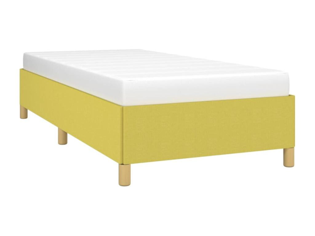 Green Bed Frame 80x200 cm Fabric