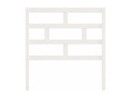 White headboard 81x4x100 cm Solid pine wood
