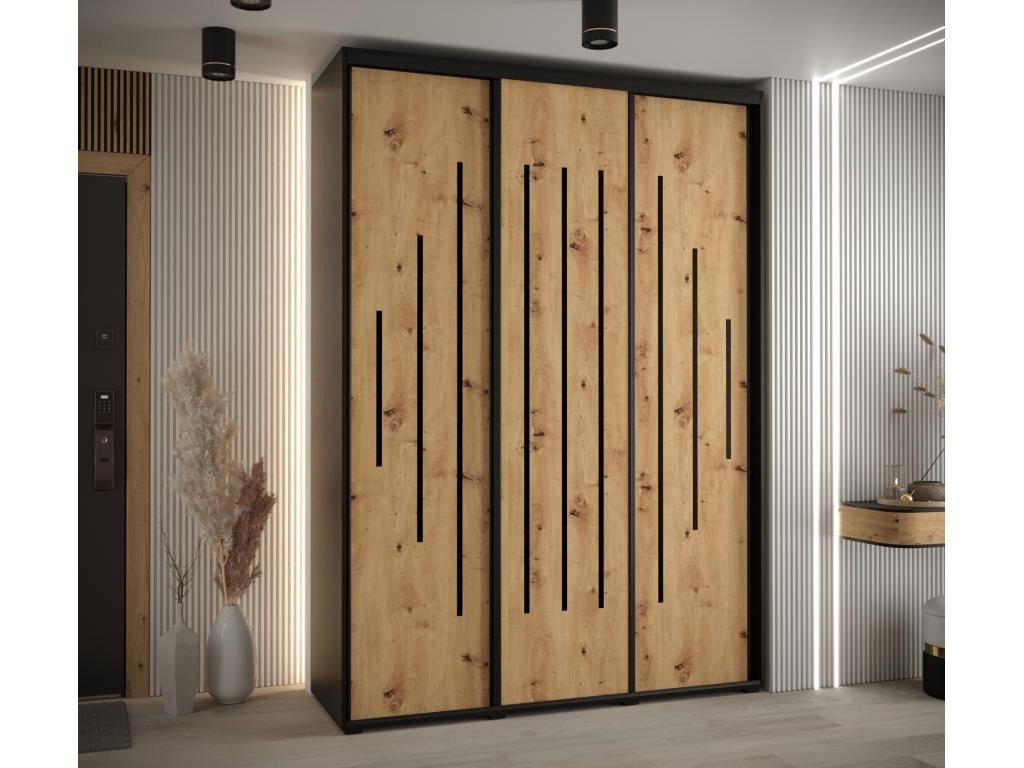 Meubiana 12 Sliding Door Wardrobe 235.2/170/60 3 Doors