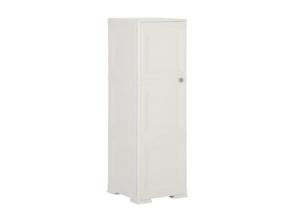 Plastic cabinet 40x43x125 with white angora wood design