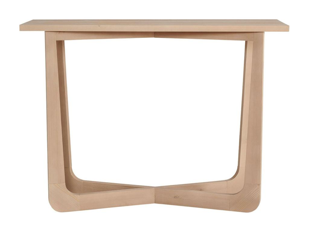 Country-style console table in solid spruce - Doucezen