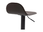 Bar stool - Faux leather / Metal - Brown - Meubiana V2
