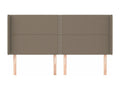 Meubiana Headboard with Wings 183x16x118/128 cm Fabric