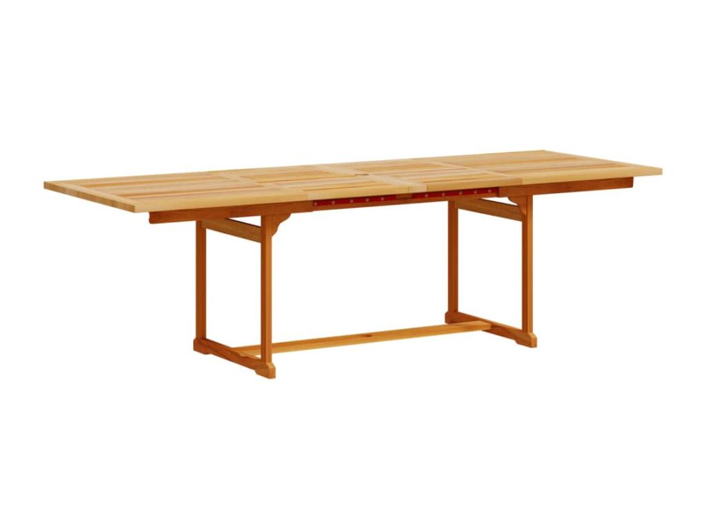 7-piece garden dining set from Meubiana, solid wood and textilene