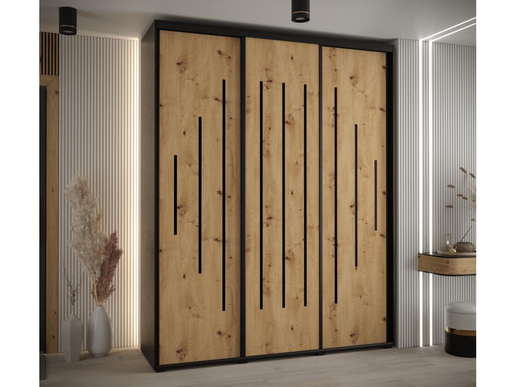 Meubiana 12 Sliding Door Wardrobe 235.2/200/60 3 Doors