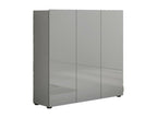 Meubiana Shoe Cabinet, Multipurpose Entryway Shoe Cabinet, Shoe Storage, Made in Italy, 120x34x115 cm, Grey