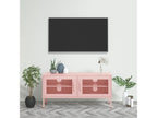 Pink TV stand 105x35x50 cm Steel