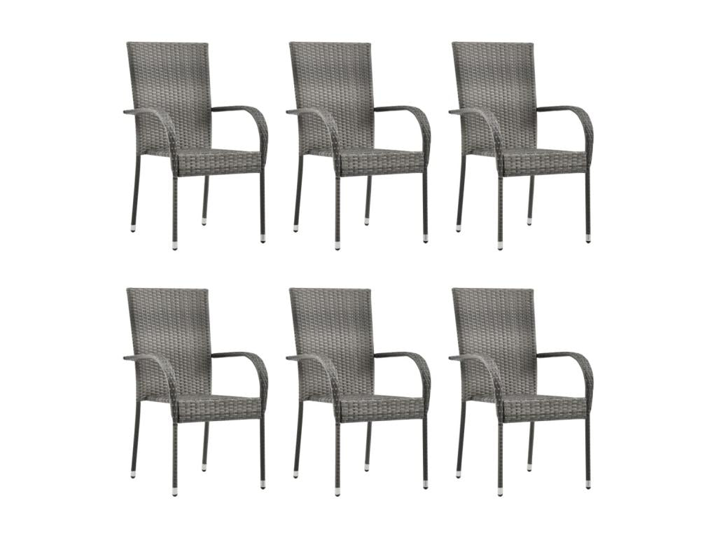 7-Piece Grey Garden Dining Set