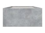 Bed frame without mattress, concrete grey, 90x200 cm