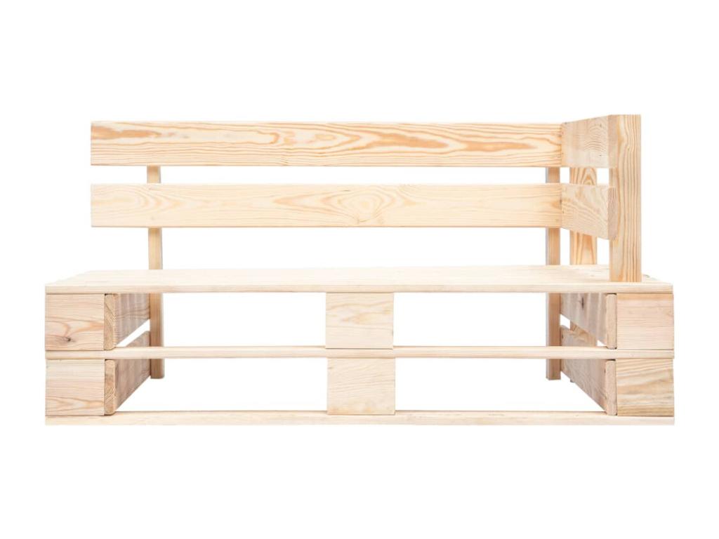 Garden bench, brown wood furniture, 110x65x55 cm, 02 0011131