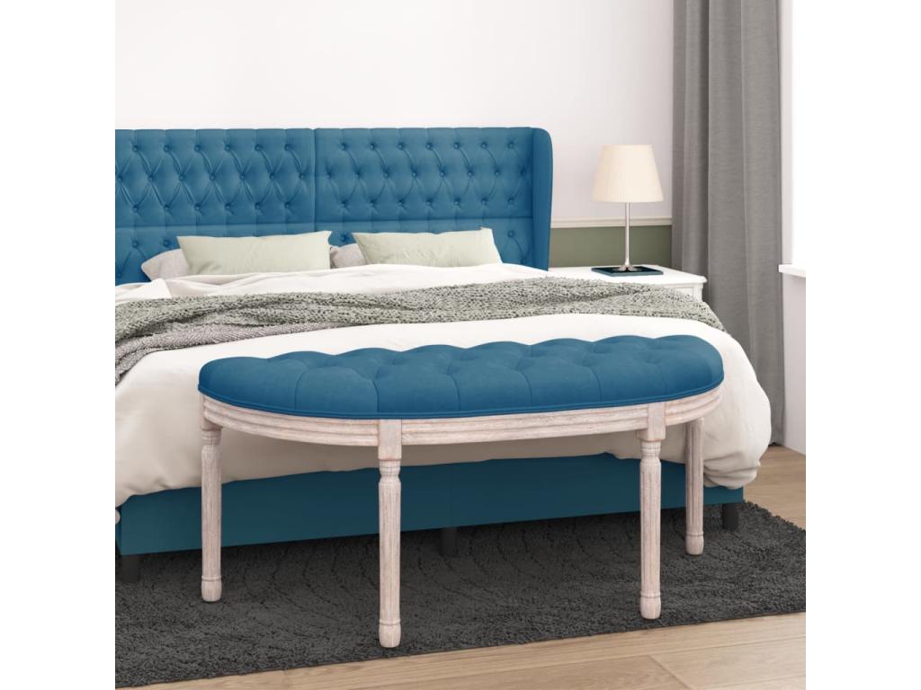 Blue Bench 110.5x45x49 Velvet