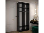 Meubiana Ryfel 4 236.7/100/47 2-Door Hinged Wardrobe, Black