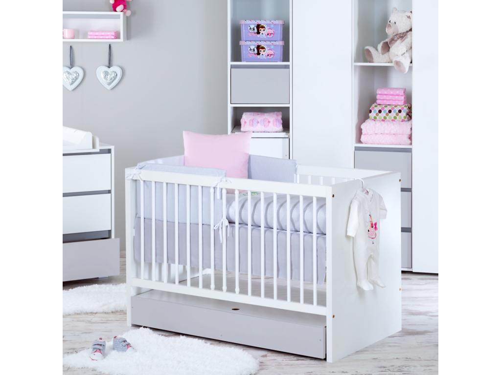 LittleSky baby cot by Meubiana - White