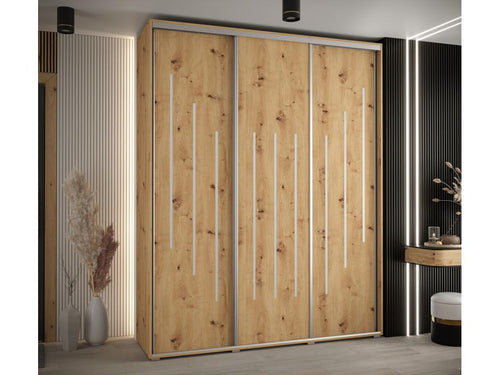 Meubiana 8 Sliding Door Wardrobe 235.2/200/45 3 Doors Meubiana/Silver