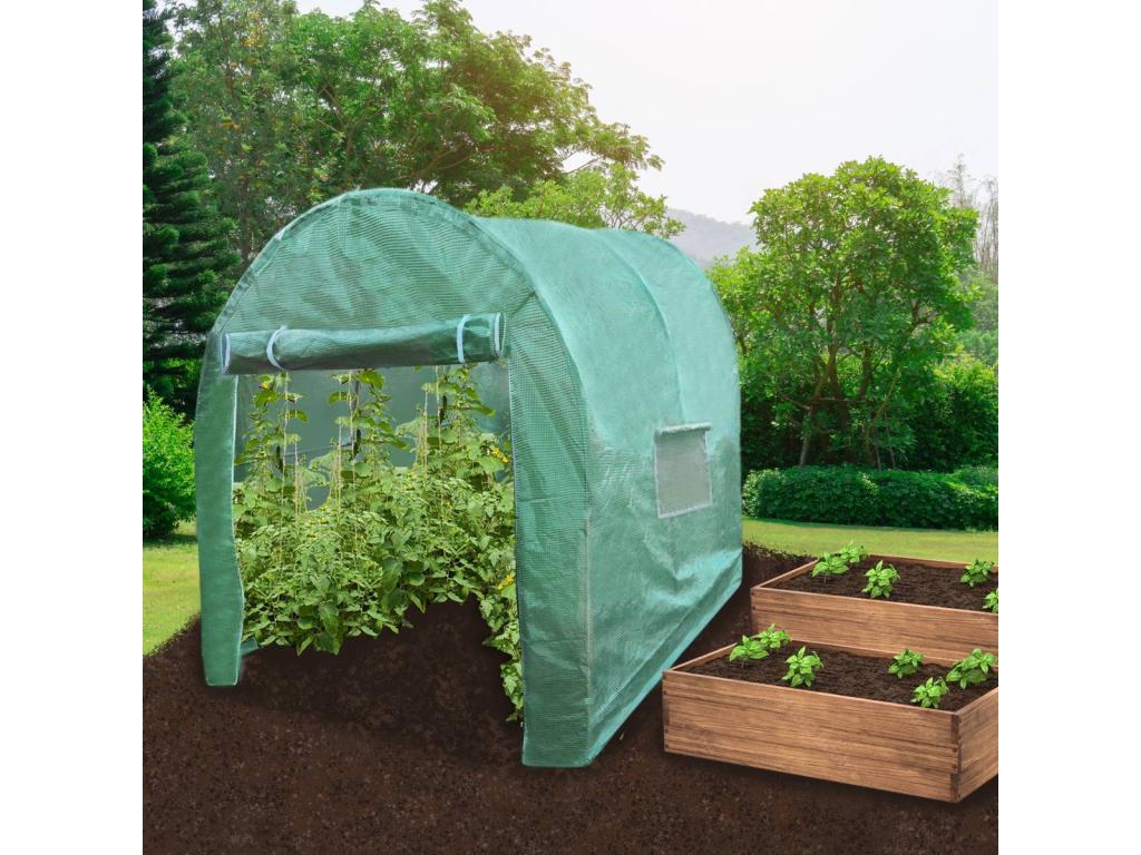 Polytunnel greenhouse 19mm 3m x 2m