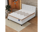 Errakis 140x200cm Bed Mattress Set with Headboard, 28cm Thick, High-Density Foam