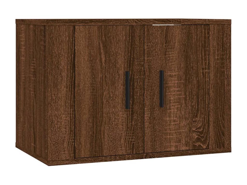 Brown wooden wardrobe furniture set 57x34.5x40 cm 02 0024582