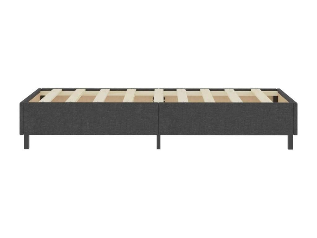 Grey Fabric Bed Frame 100x200