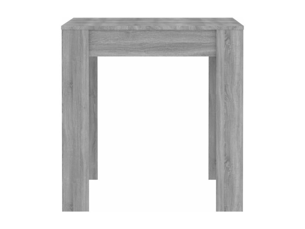 Meubiana dining table, grey, 140x74.5x76 cm, engineered wood