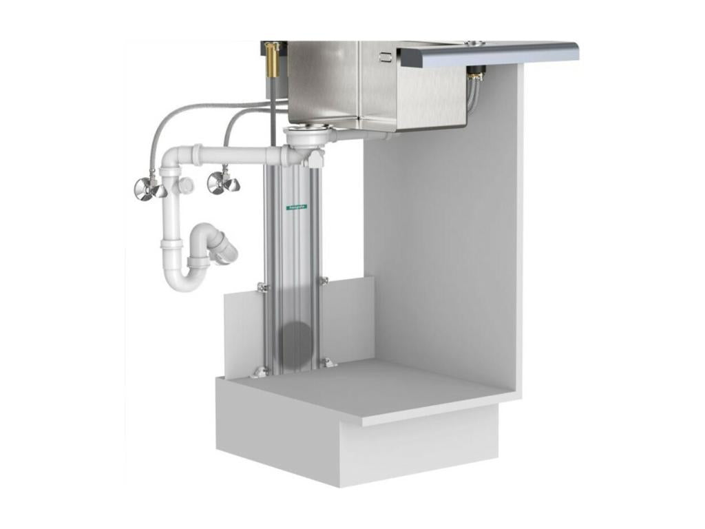 Meubiana Aquno Select M81 250 sBox 2-jet kitchen faucet with pull-out spray, matte black