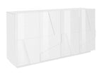 Meubiana Buffet, 4-Door Kitchen Buffet, Living Room Buffet, Made in Italy, 162 x 44 x 86 cm, Glossy White