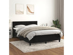 Meubiana bed base with black velvet mattress 140x200 cm