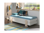 Meubiana - Set of 2 Stackable 90x200cm White Puzzle Beds