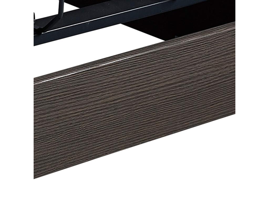 Meubiana 50 electric bed base, dark oak finish, 2x90x200