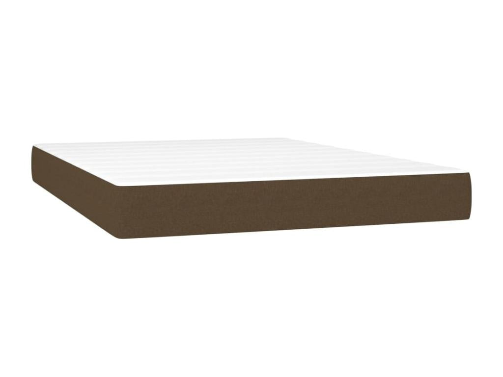 Meubiana bed base with dark brown mattress 140x190