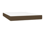 Meubiana bed base with dark brown mattress 140x190