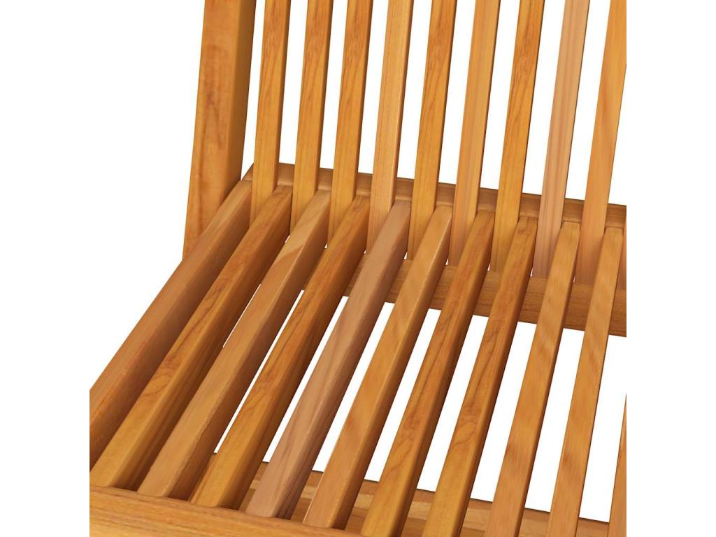 Garden chairs and cushions, black, set of 4, solid teak wood