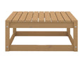 Garden footrest 70x70x30 Honey brown Solid pine wood