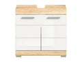 Meubiana vanity unit – 2 doors – White and light oak