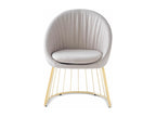 Meubiana 84cm Beige Fabric Designer Chair