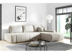 Meubiana beige convertible corner sofa
